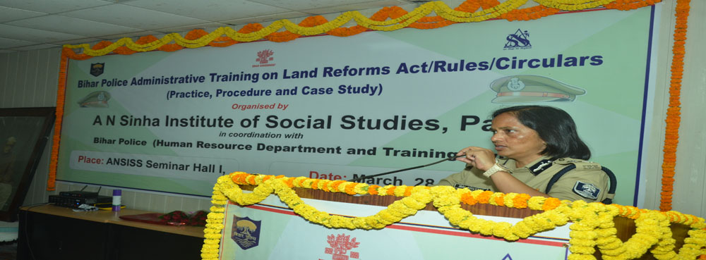 Bihar Police Administrative Training on Land Reforms