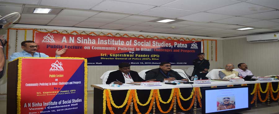 Public Lecture on Community Policing in Bihar (March 16, 2019) 